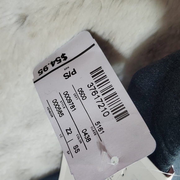 Christopher & Banks Mid Rise Shaped Fit Pull On Blue Denim Legging Size SP NWT - Picture 6 of 7